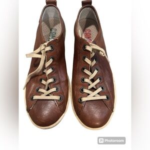 Camper IMAR Brown Leather Low Top Sneakers size 42